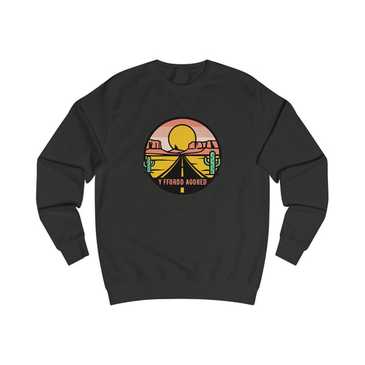 Desert Sunset Unisex Jumper – 'Y Ffordd Agored'