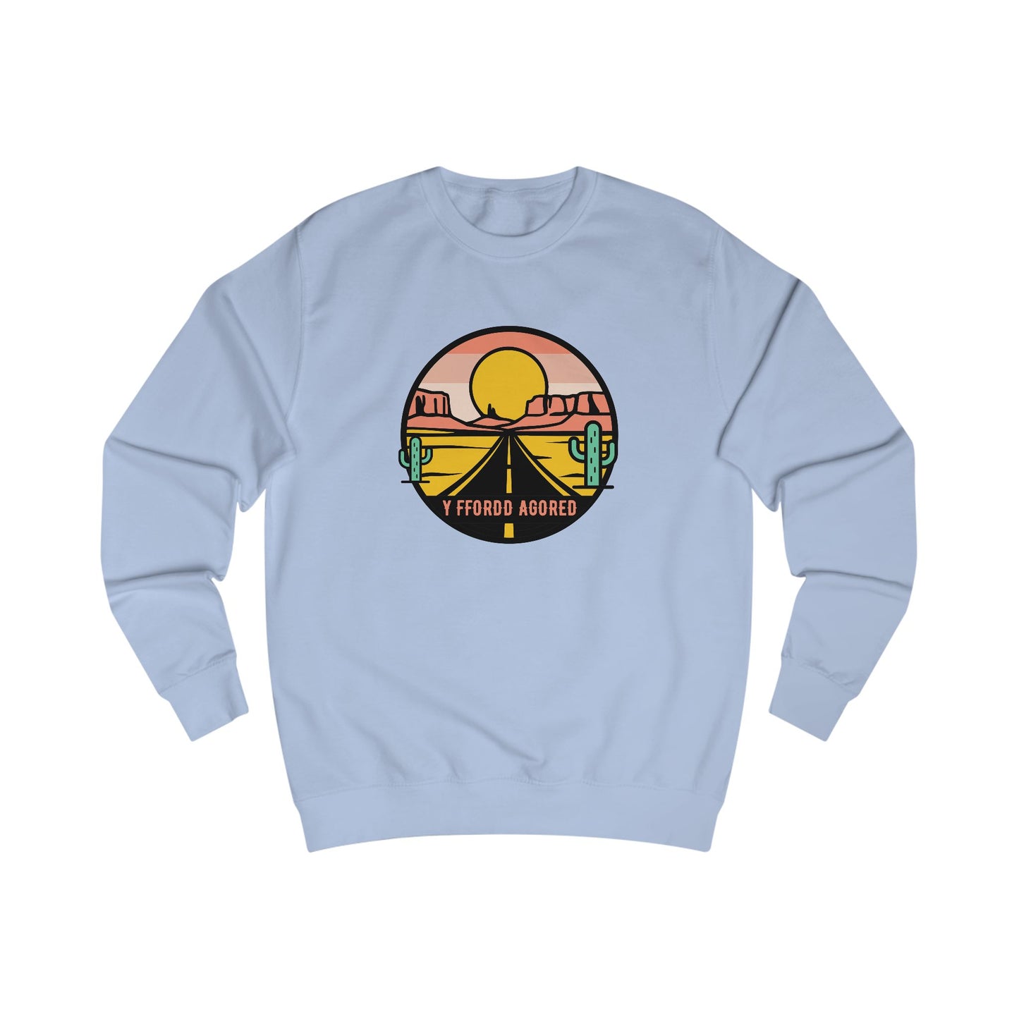 Desert Sunset Unisex Jumper – 'Y Ffordd Agored'