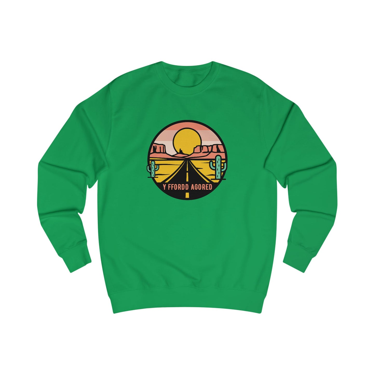 Desert Sunset Unisex Jumper – 'Y Ffordd Agored'