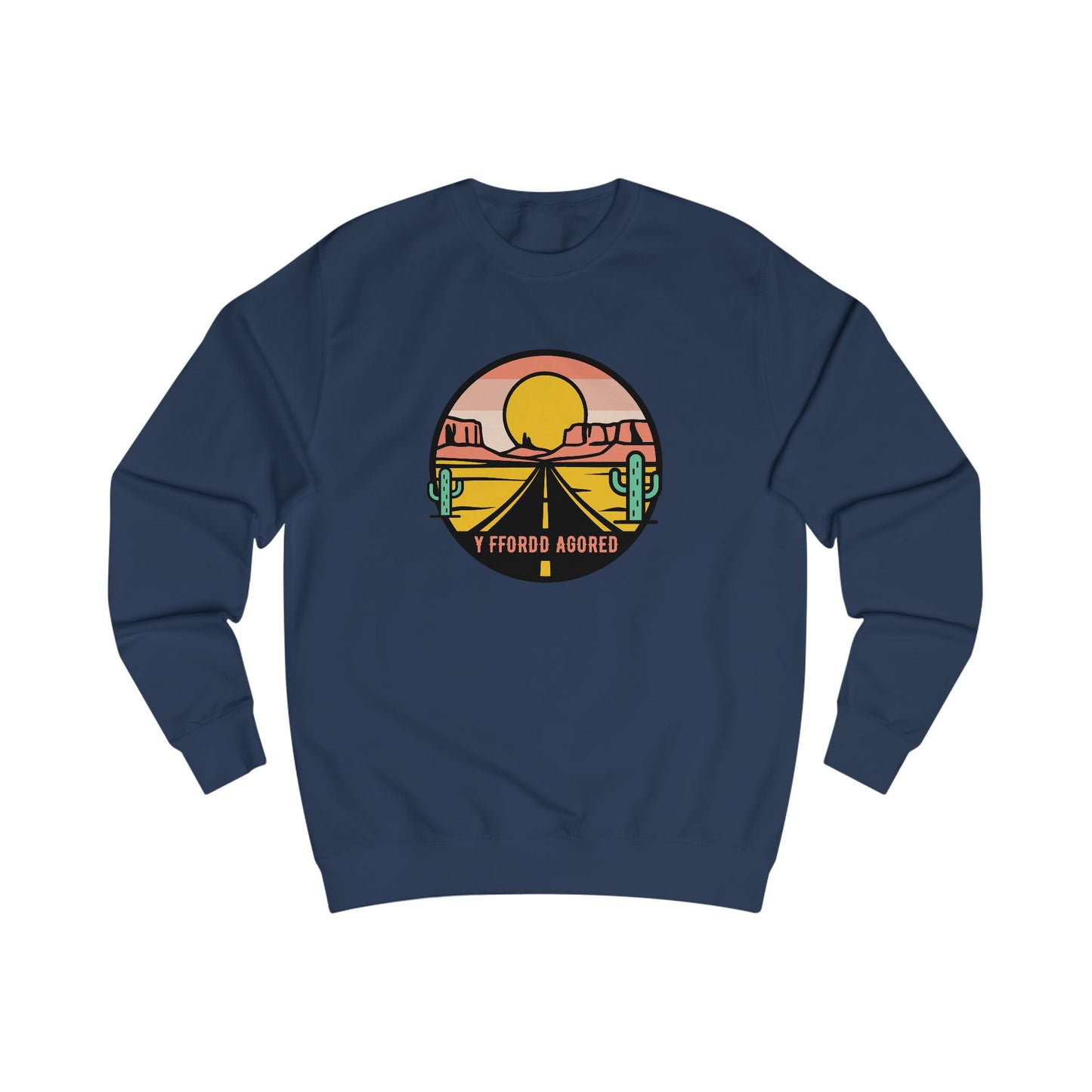 Desert Sunset Unisex Jumper – 'Y Ffordd Agored'
