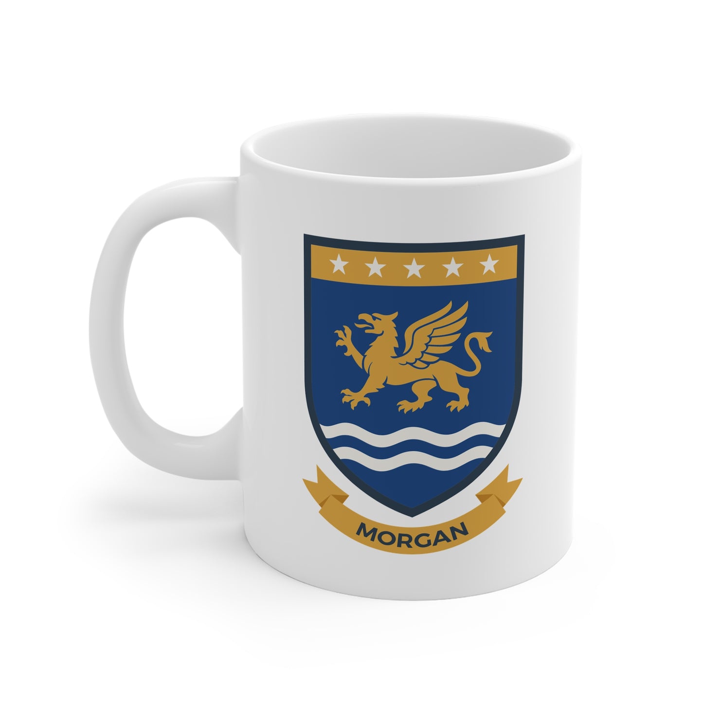 Morgan Family Crest Mug - Welsh Heraldry