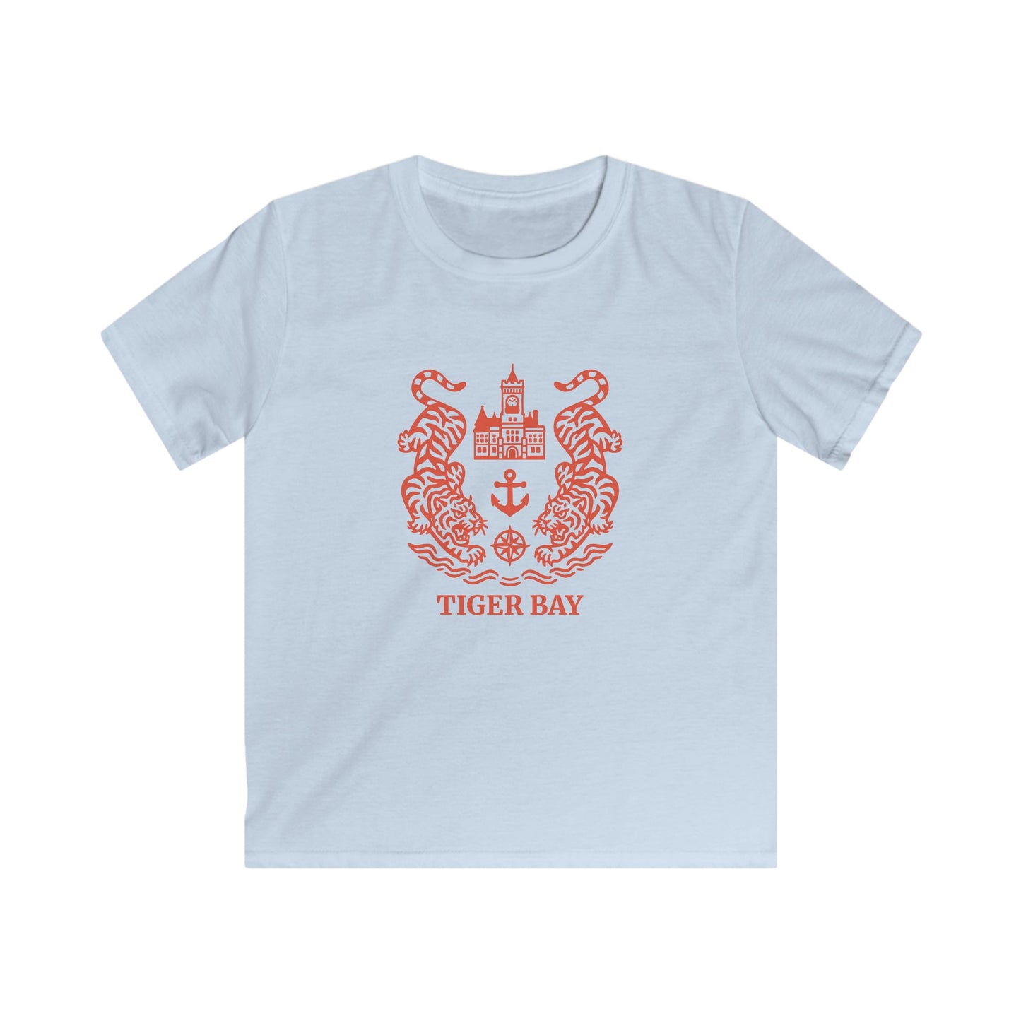 Kids Retro Tiger Bay T-Shirt - Caerdydd