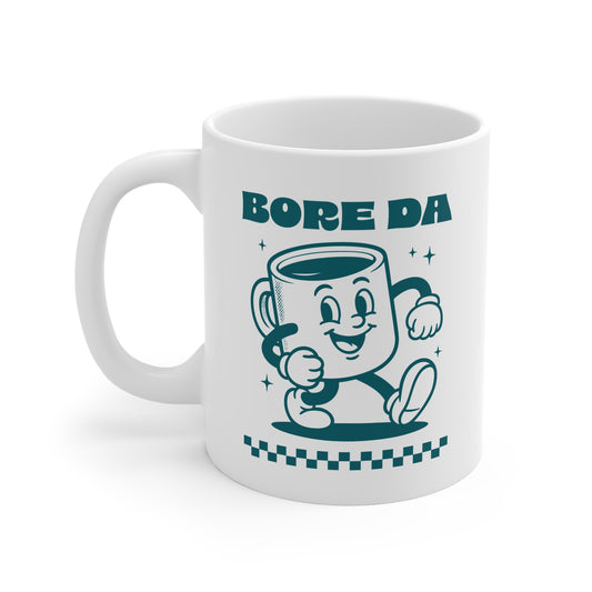 'Bore Da' Retro Mug
