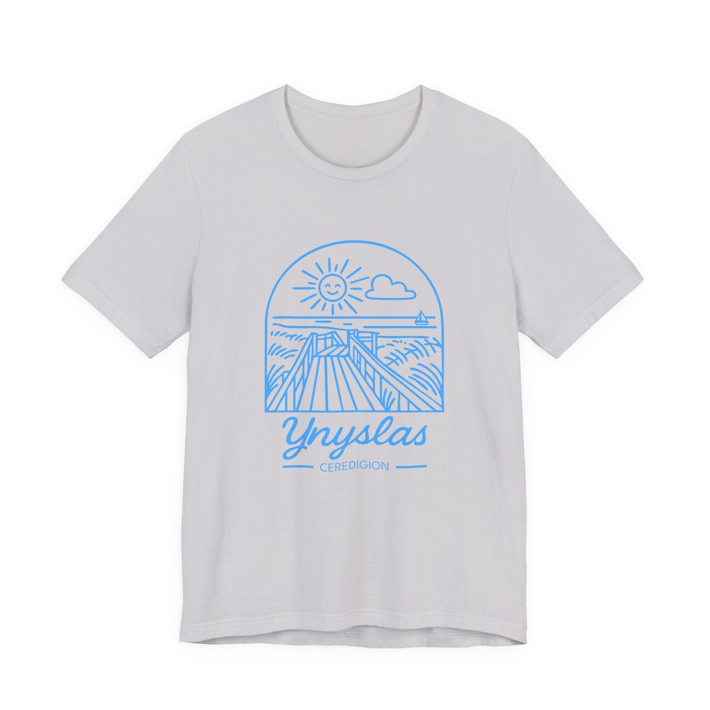 Ynyslas Graphic Tee -  Ceredigion Coastal Sunset T‑Shirt (Unisex)