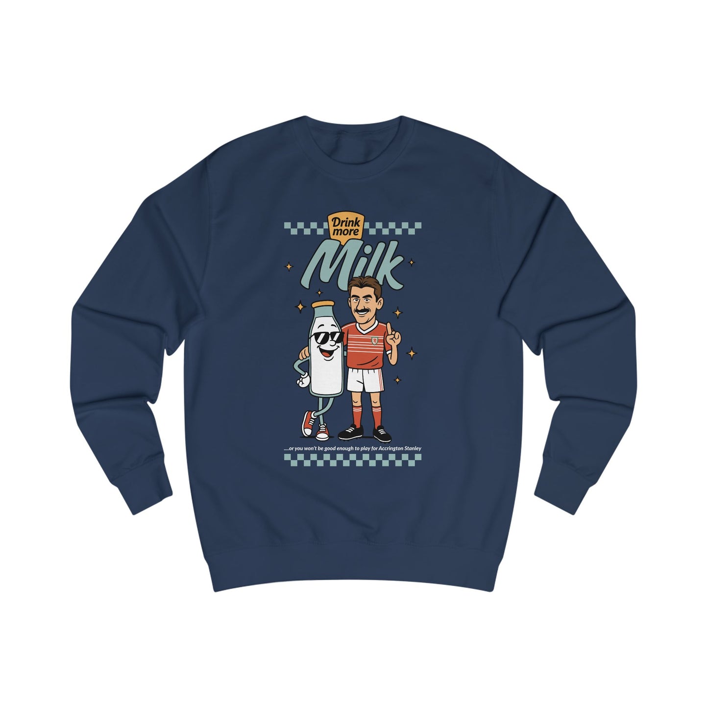 Retro Milk Advert Unisex Jumper - Ian Rush Inspired