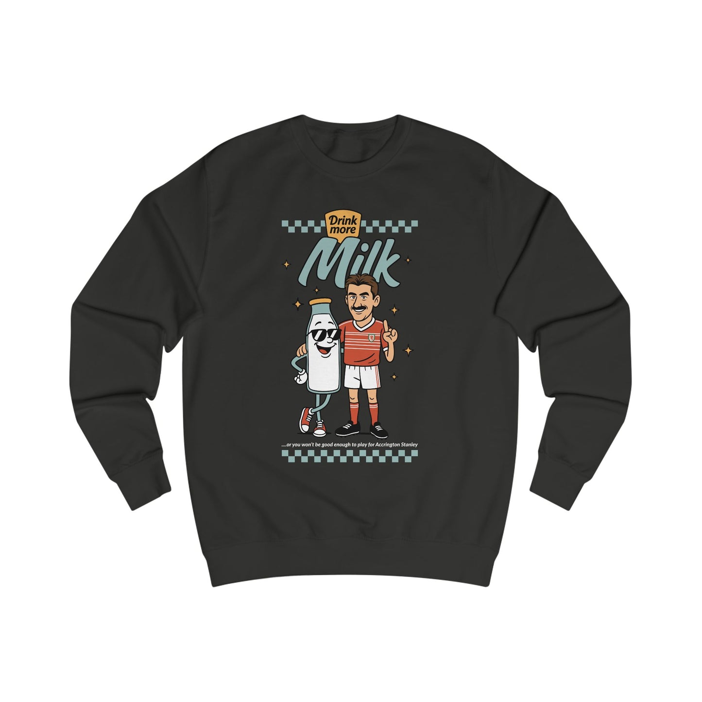 Retro Milk Advert Unisex Jumper - Ian Rush Inspired