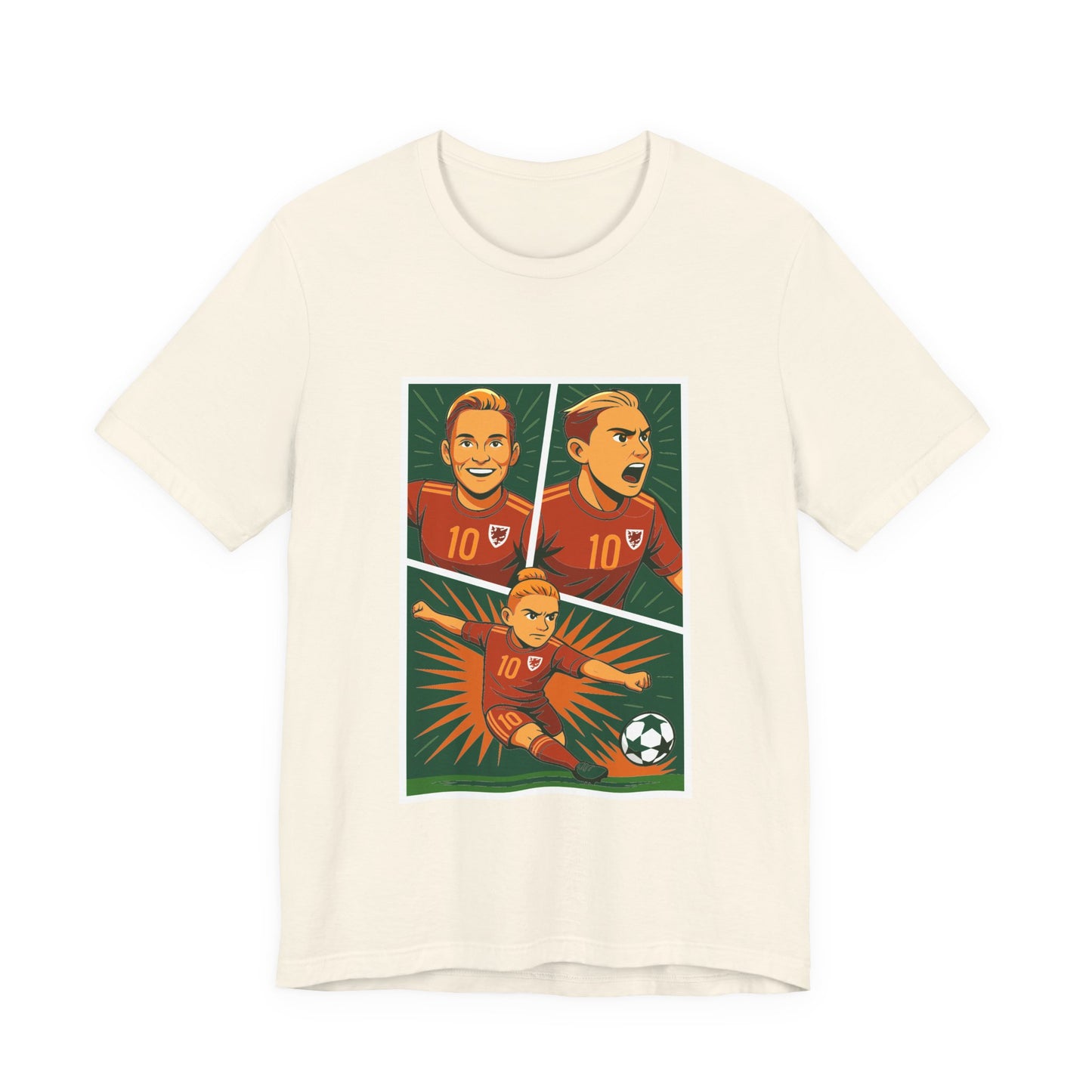 Jess Fishlock — Welsh Football Anime Inspired Graphic T-Shirt (Unisex)