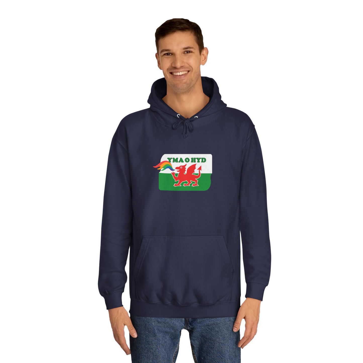 Pride Welsh Flag Hoodie (Unisex) - Yma O Hyd