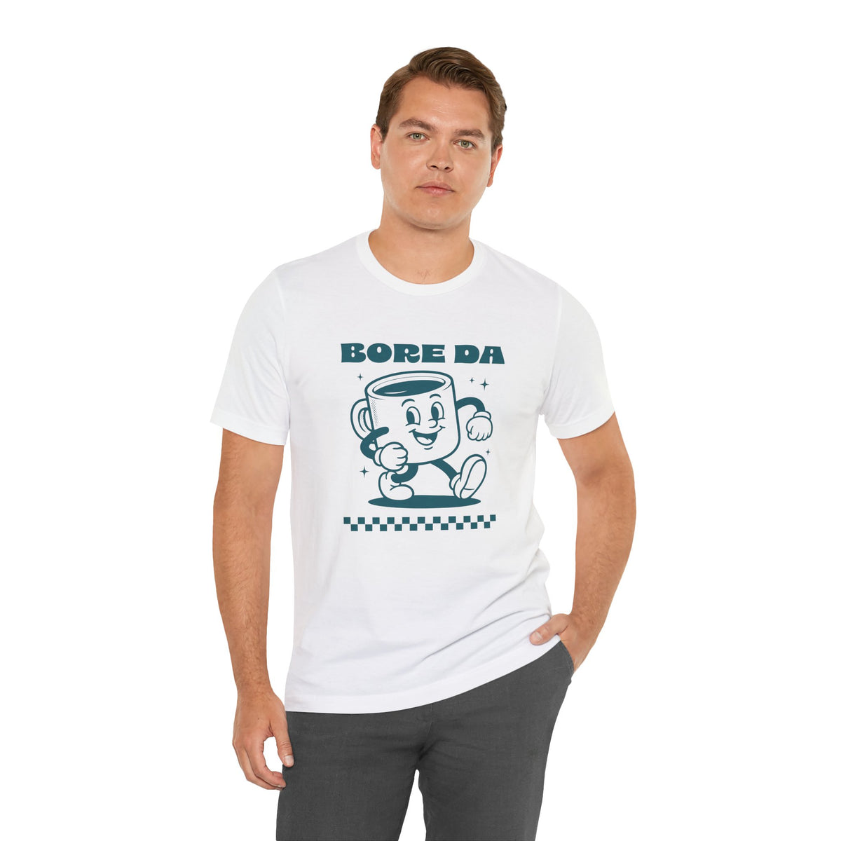 Retro Bore Da Coffee Tee (Unisex)