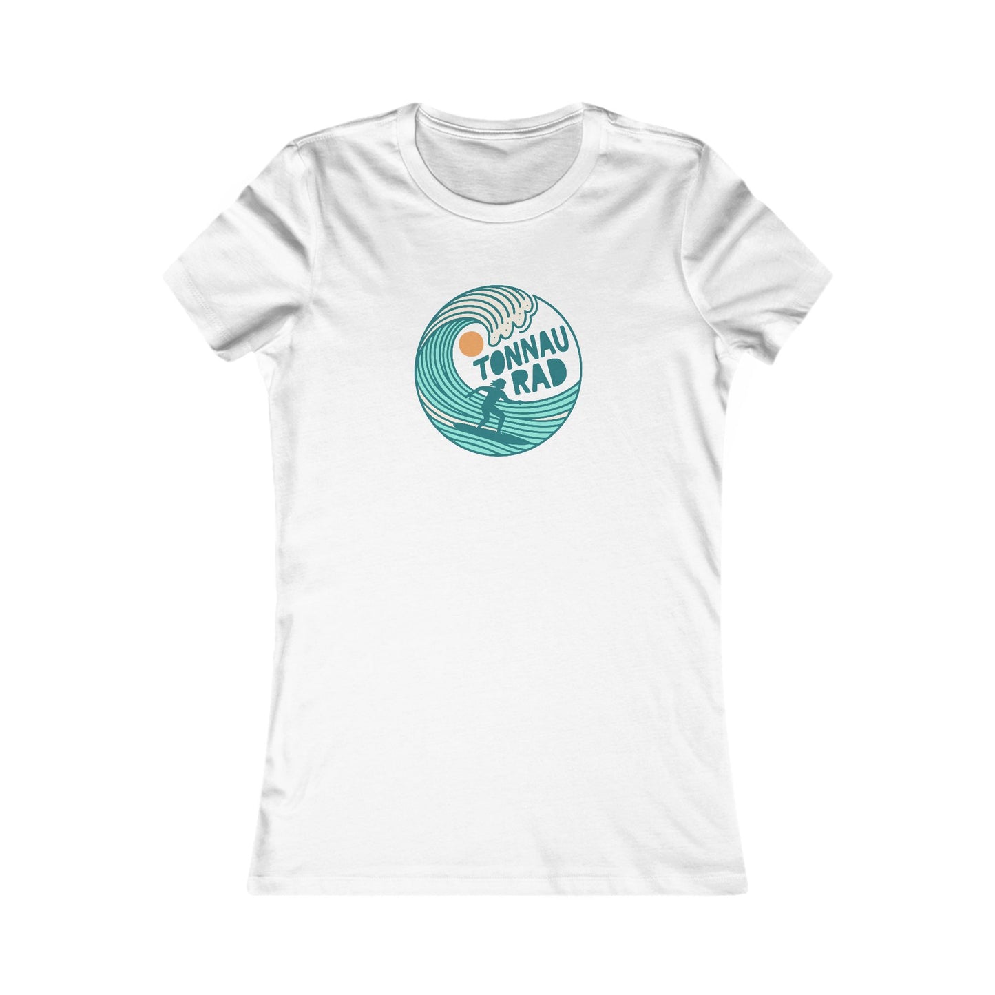 Women's Surf T-Shirt — 'Tonnau Rad'