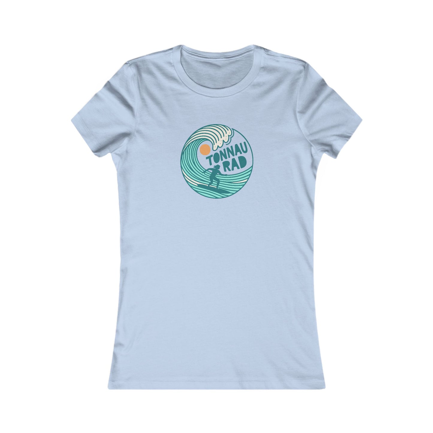 Women's Surf T-Shirt — 'Tonnau Rad'