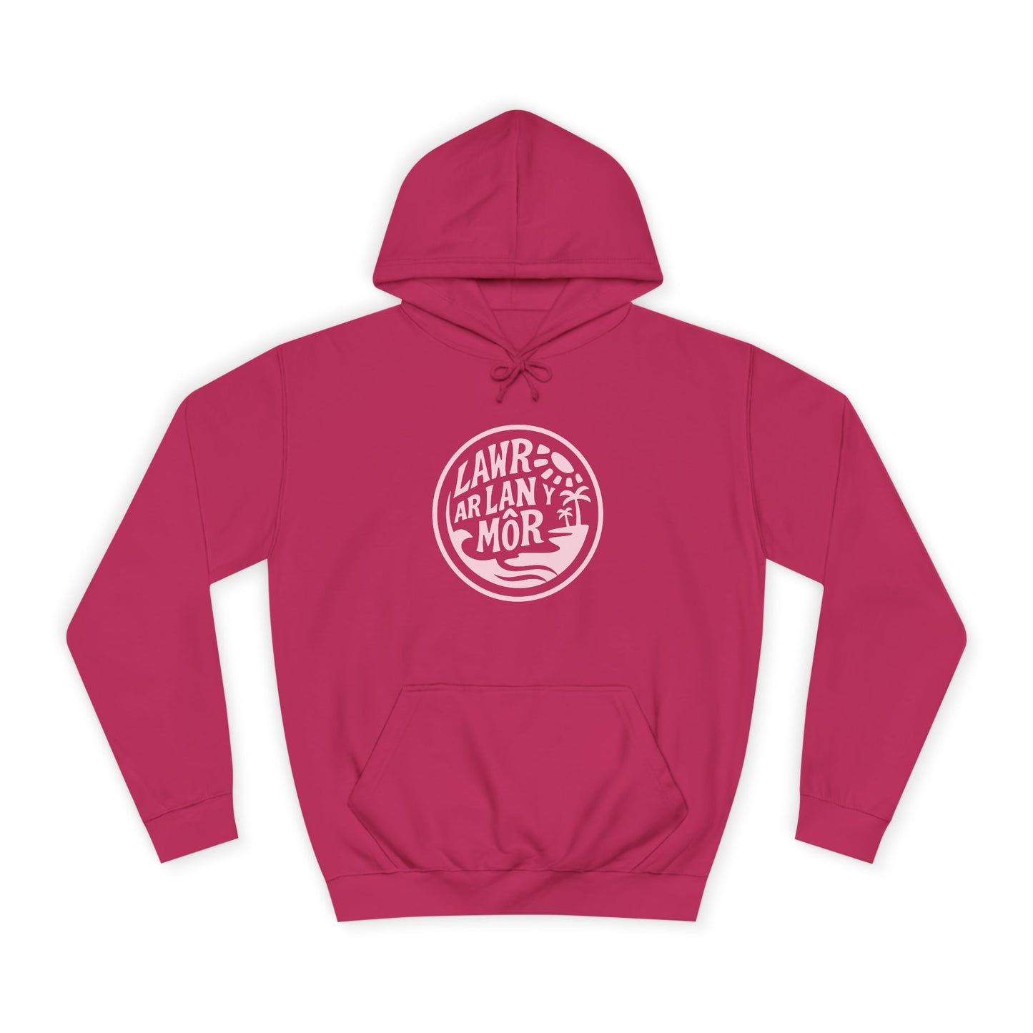 'Lawr Ar Lan Môr' Unisex Hoodie