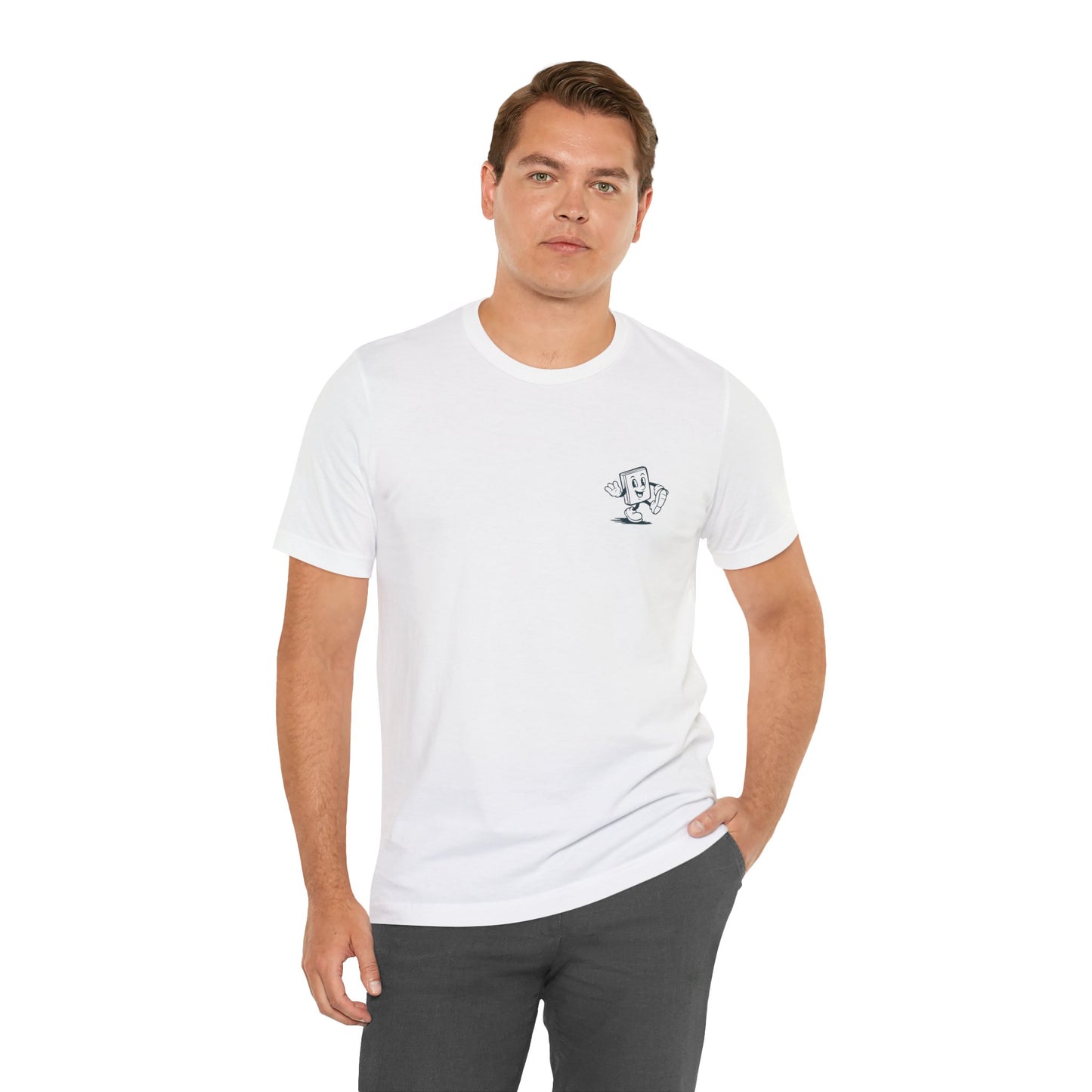 Hay-on-Wye Retro Book Double Sided T-Shirt (Unisex)