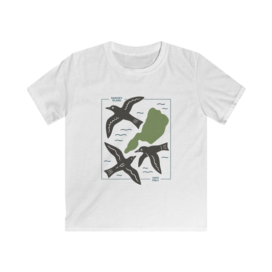 Kids Bardsey Island Seabird T-Shirt (Coastal Nature Shirt)