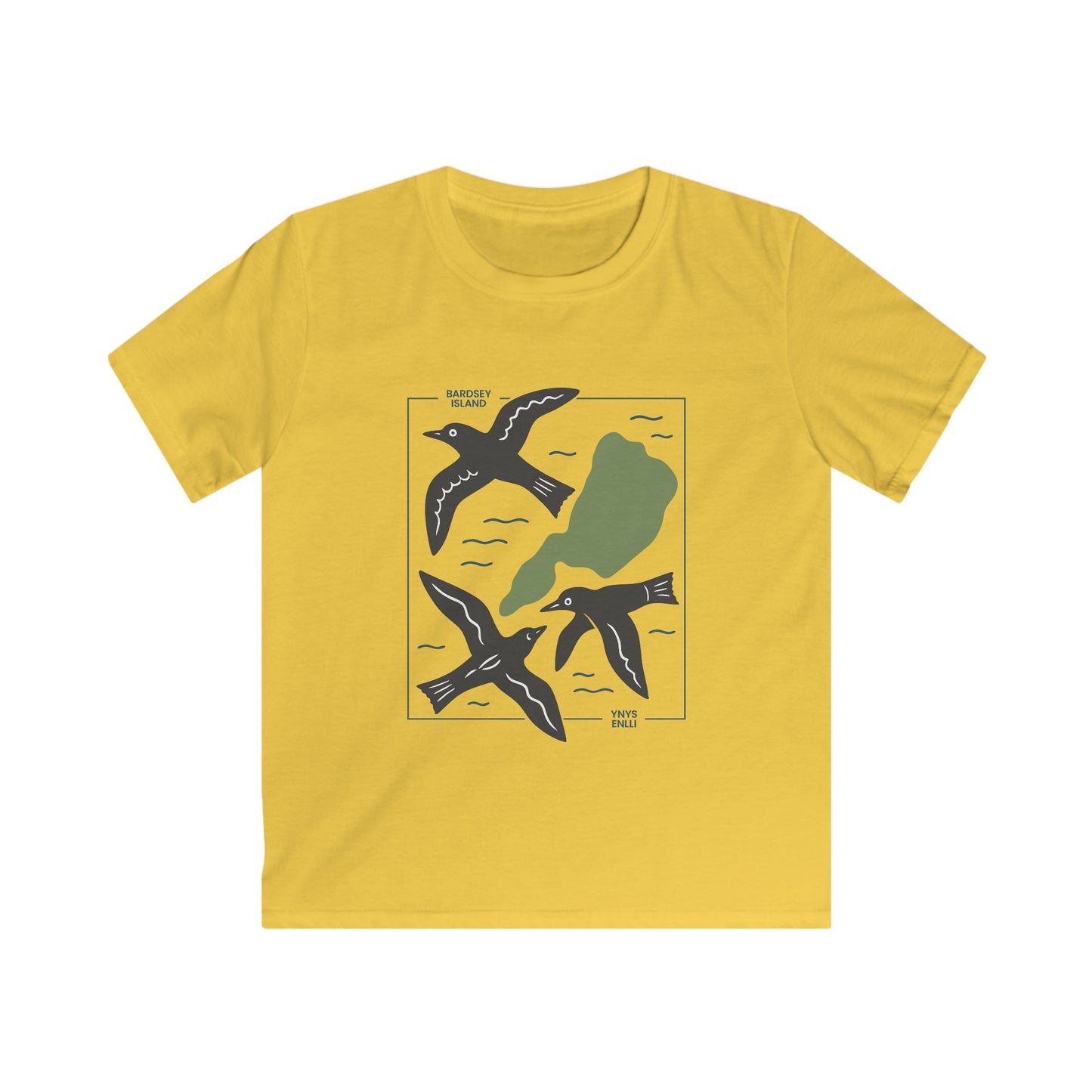 Kids Bardsey Island Seabird T-Shirt (Coastal Nature Shirt)
