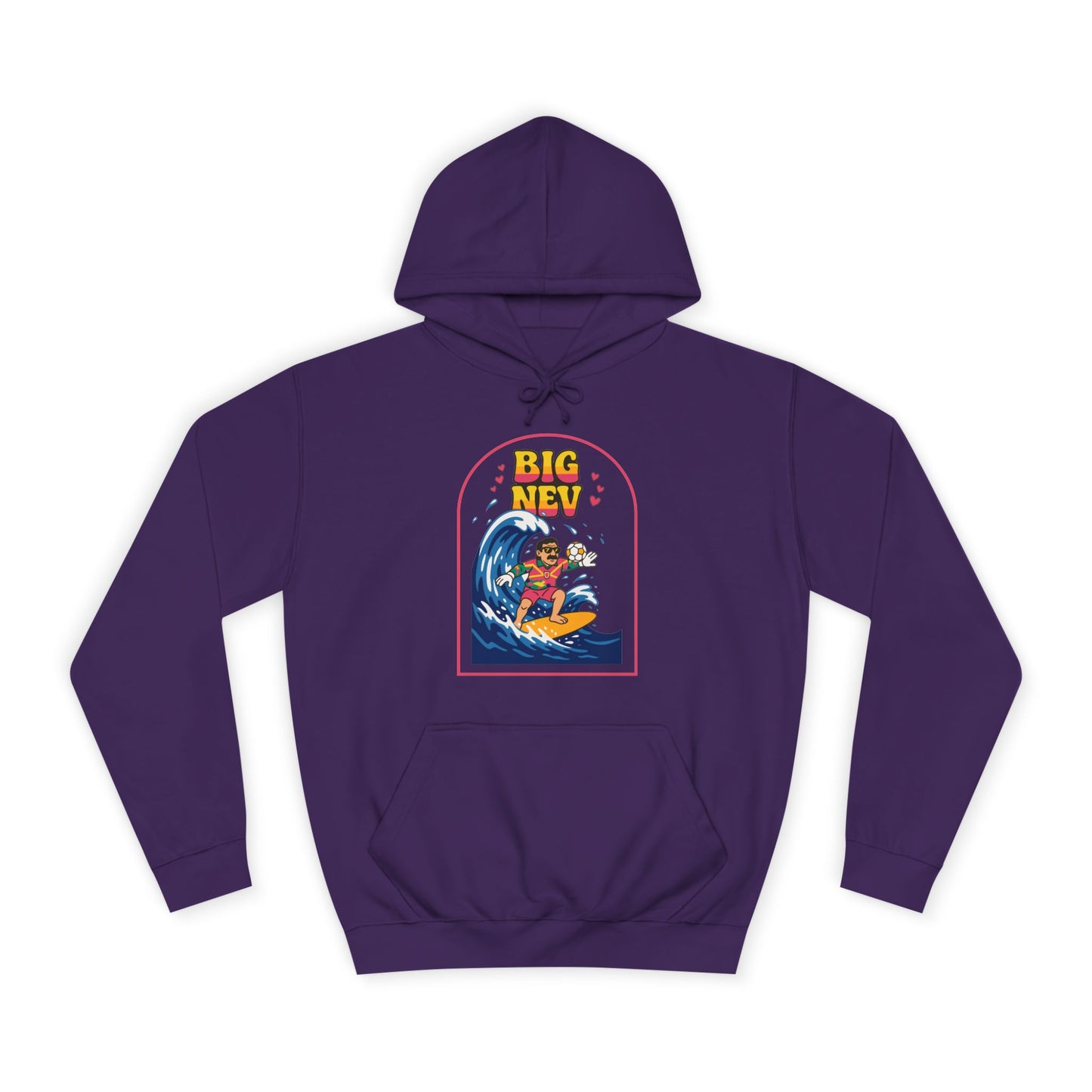 Neville Southall Retro Surfing  Hoodie (Unisex)