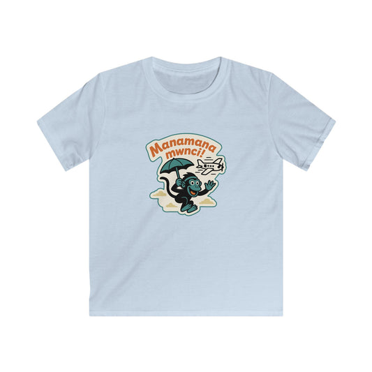 "Manamana Mwnci" - Kids Monkey Graphic T-Shirt