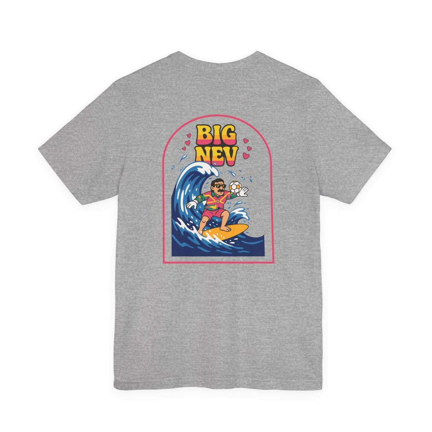 'Big Nev' Surf Graphic Tee — Double Sided