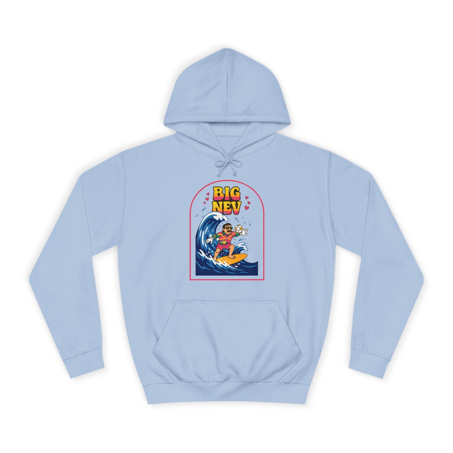 Neville Southall Retro Surfing  Hoodie (Unisex)