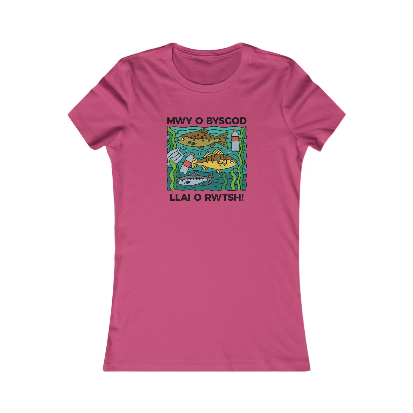 Women's Conservation Tee – "Mwy o Bysgod, Llai o Rwtsh"