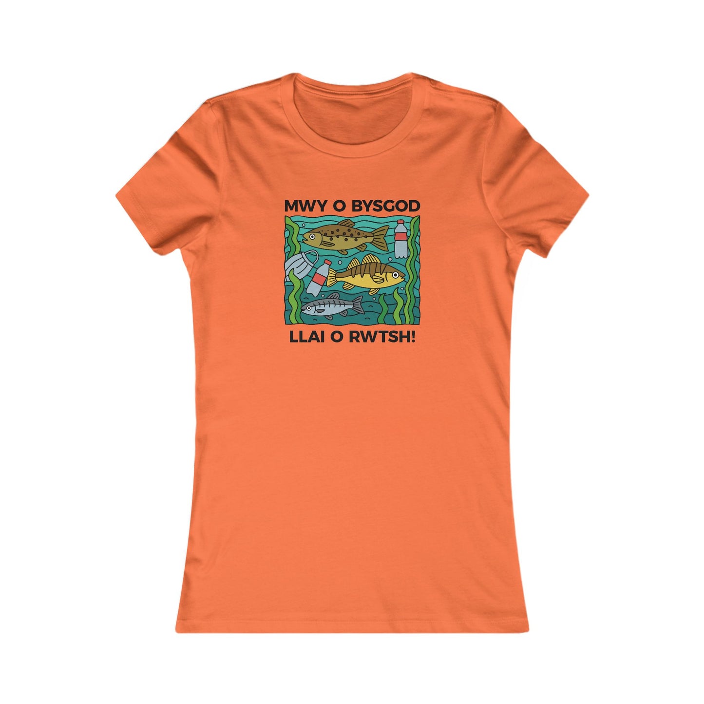 Women's Conservation Tee – "Mwy o Bysgod, Llai o Rwtsh"