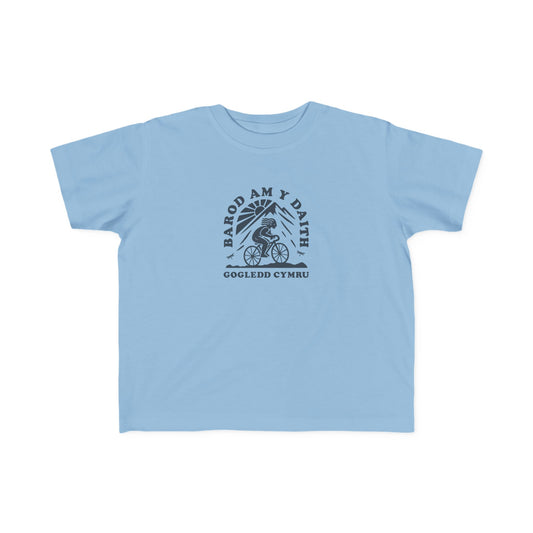 Toddler North Wales T-Shirt - 'Barod Am Y Daith'