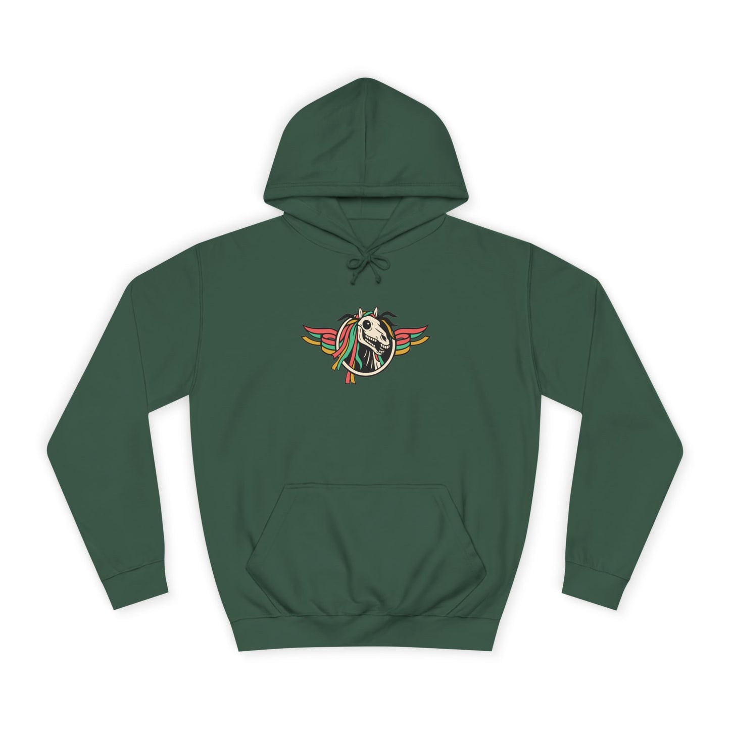 Mari Lwyd Unisex Horse Skull Hoodie