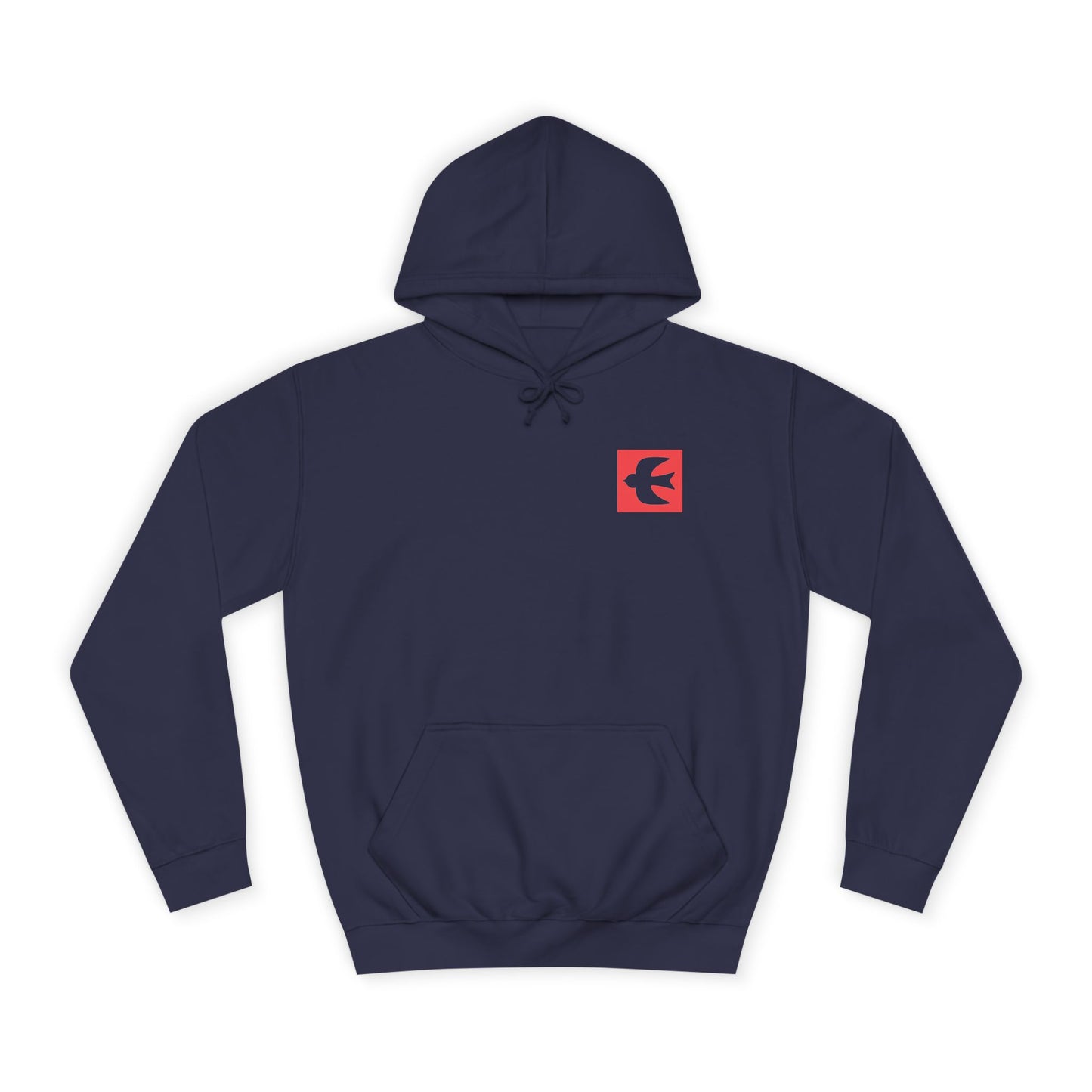 Retro Swallow & Wave Unisex Hoodie 'Can Y Wennol' (Double Sided)