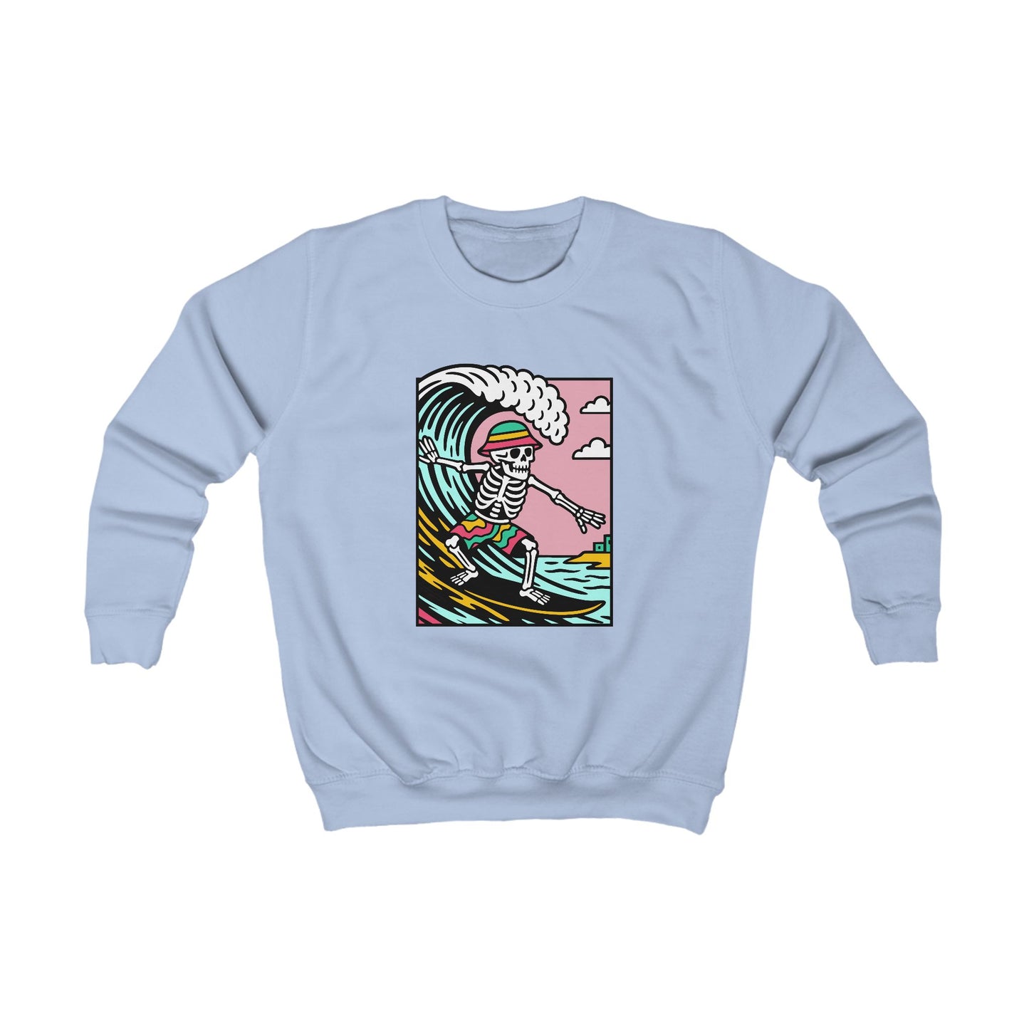 Kids Skeleton Glyndŵr Jumper — Surfing Design