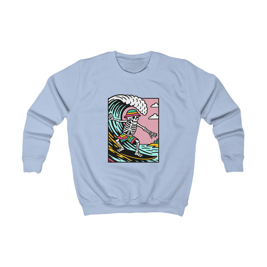 Kids Skeleton Glyndŵr Jumper — Surfing Design