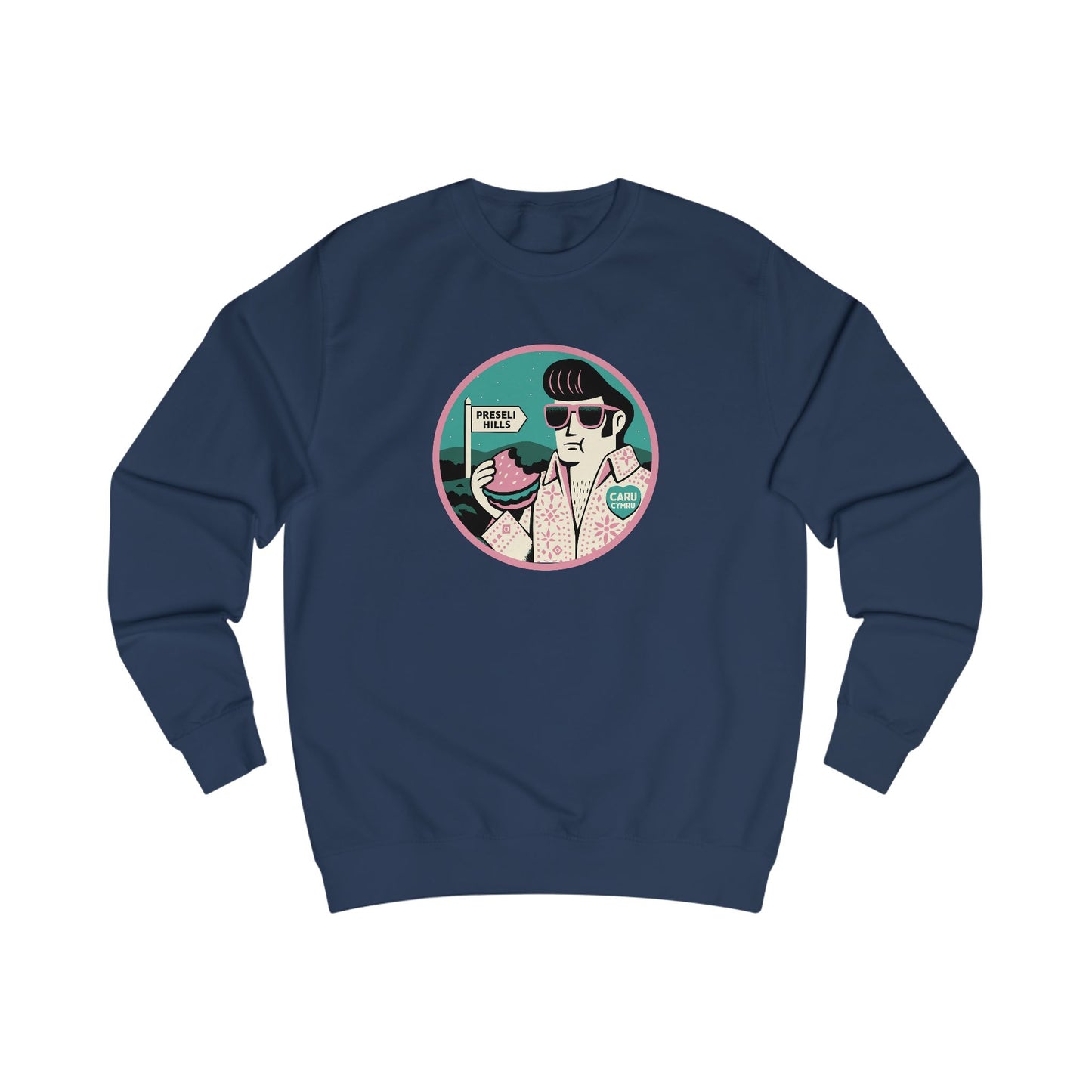 Retro Elvis Preseli Hills (Pembrokeshire) Sweatshirt