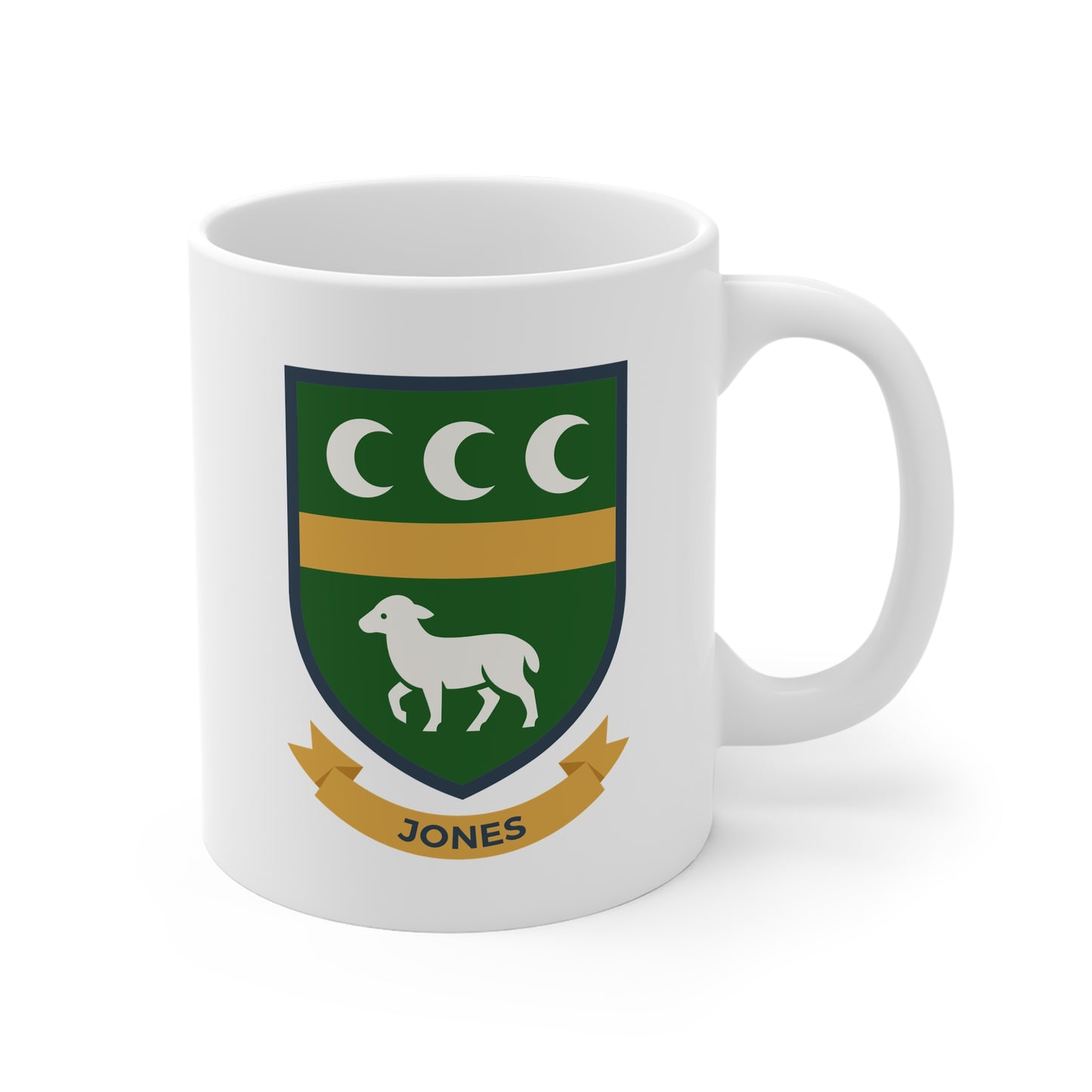 Jones Family Crest Mug — Welsh Heraldry