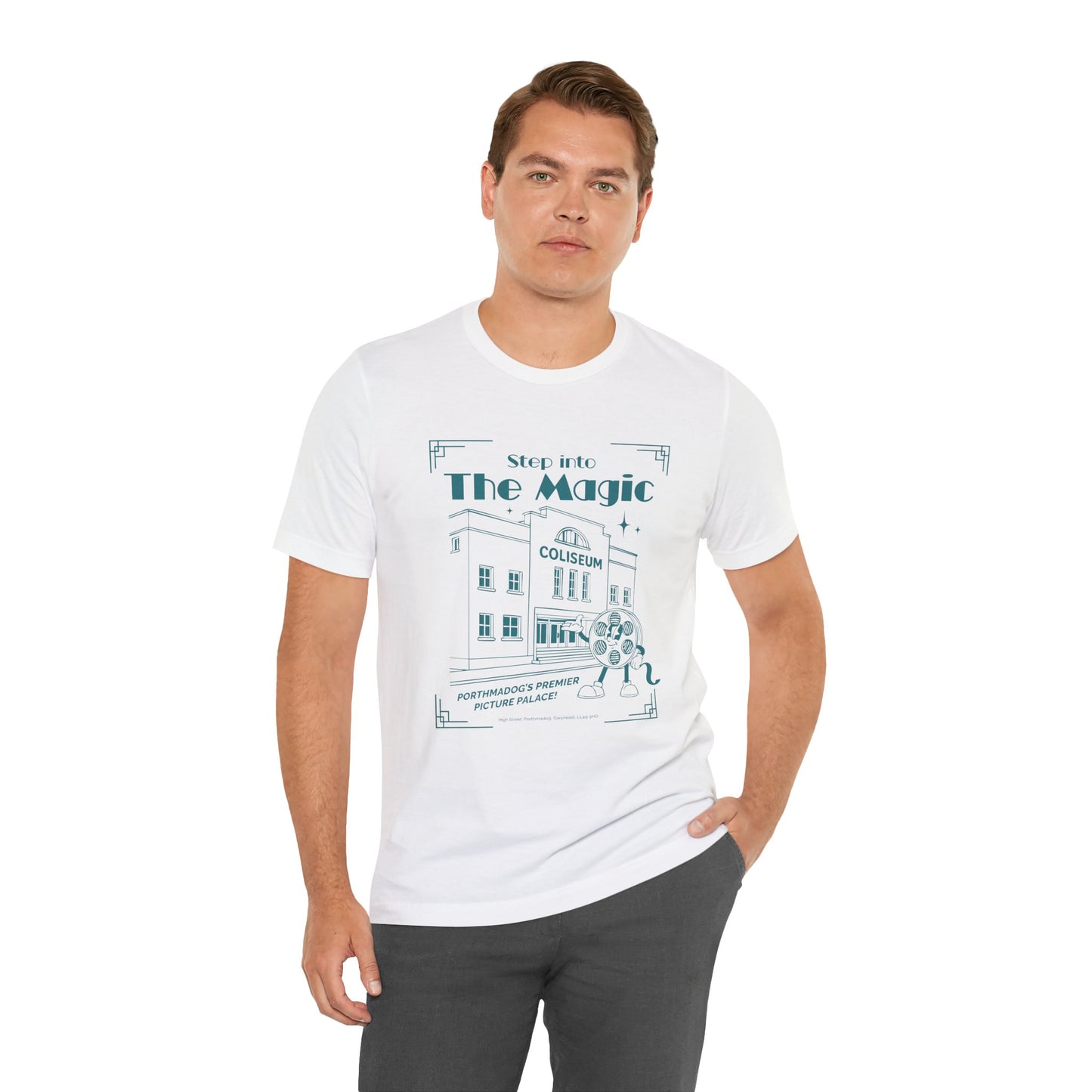 Retro Porthmadog Cinema T-Shirt (Unisex) - Vintage Coliseum Tee