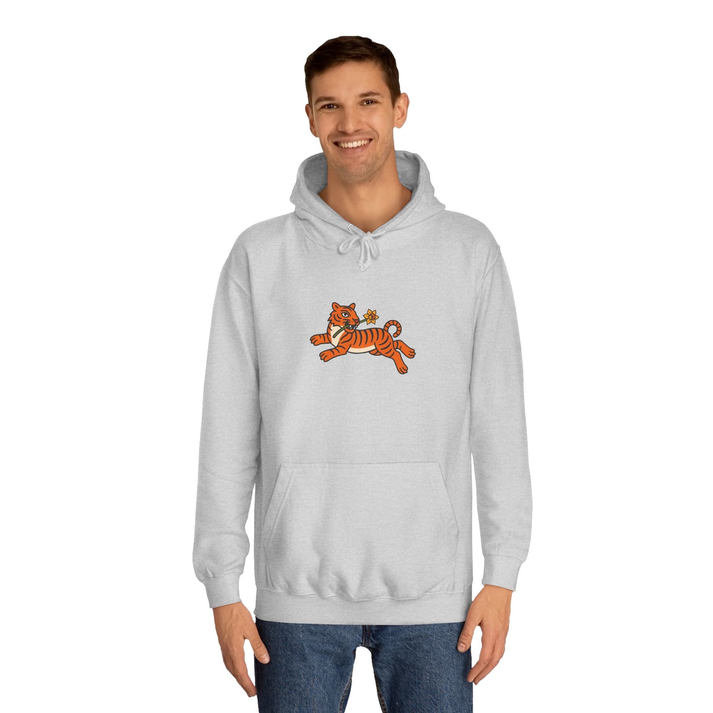 Vintage Tiger & Daffodil Unisex Hoodie