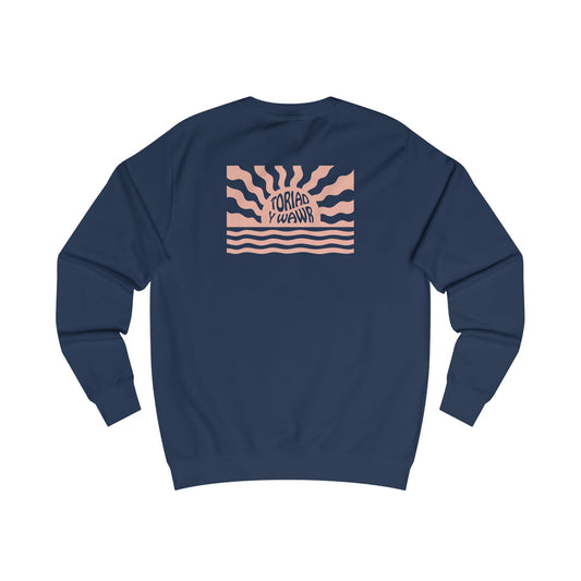 Retro Break Of Dawn Unisex Sweatshirt -  Welsh Text -  'Toriad Y Wawr'