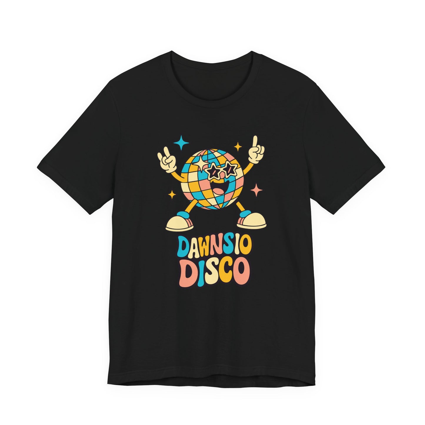 'Dawnsio Disco' Unisex T-Shirt - Retro Disco Ball Tee