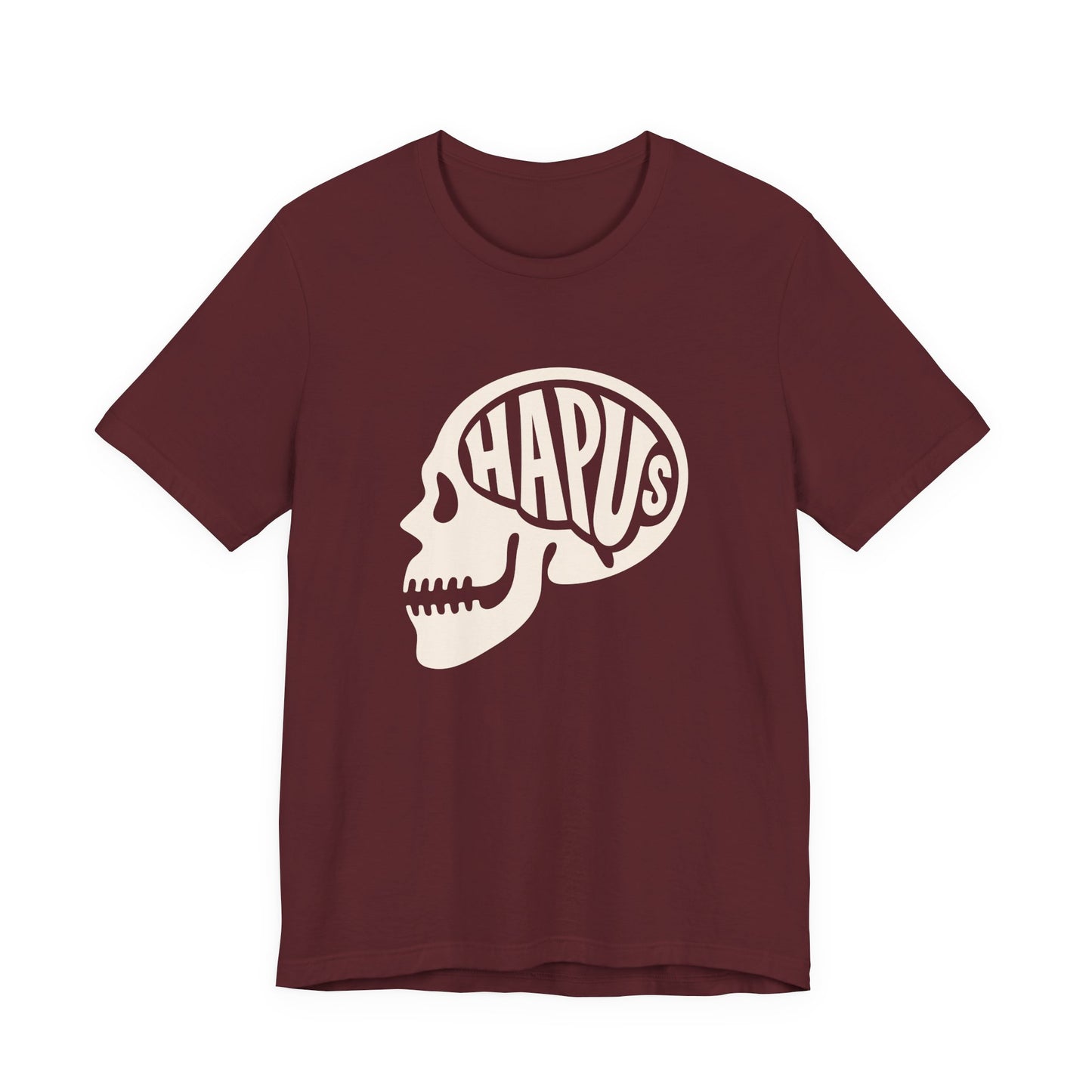 Hapus Skull Graphic Tee - Happy Brain Welsh T‑Shirt