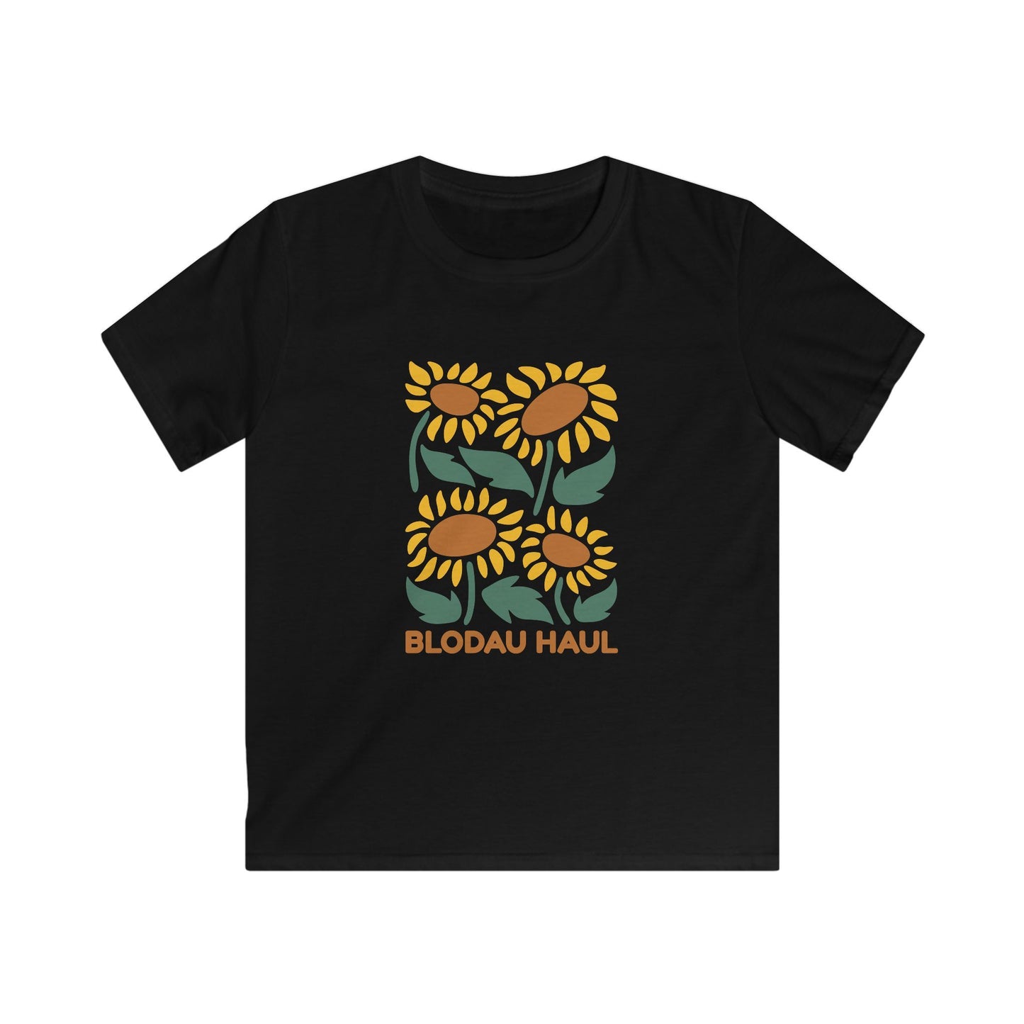 "Blodau Haul" Kids Sunflower T-shirt