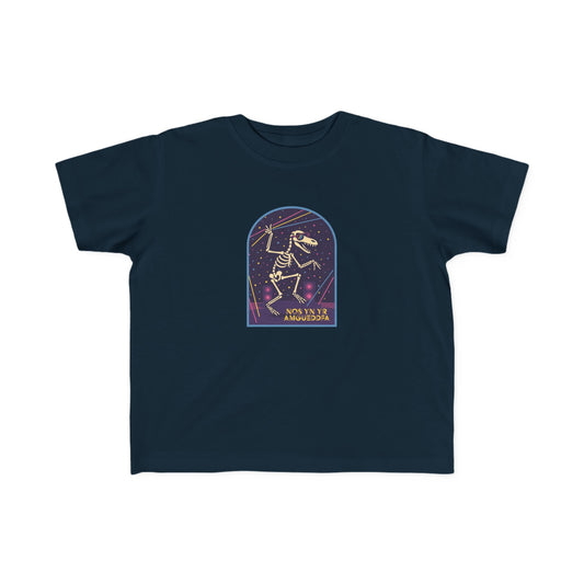 Toddler Fossil Dance T-Shirt - 'Nos Yn Yr Amgueddfa'