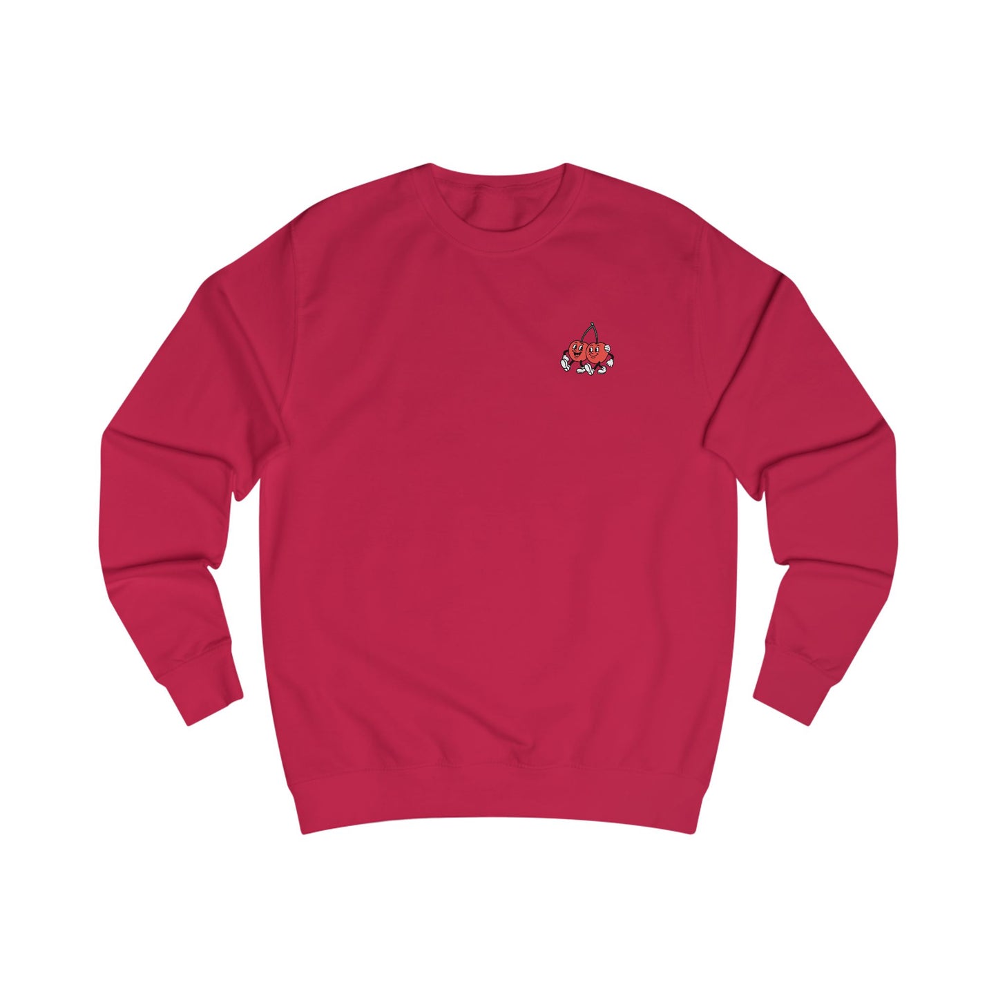 Retro Cherry Unisex Sweatshirt - 'Ceirios Trelew, Patagonia' (Double Sided)