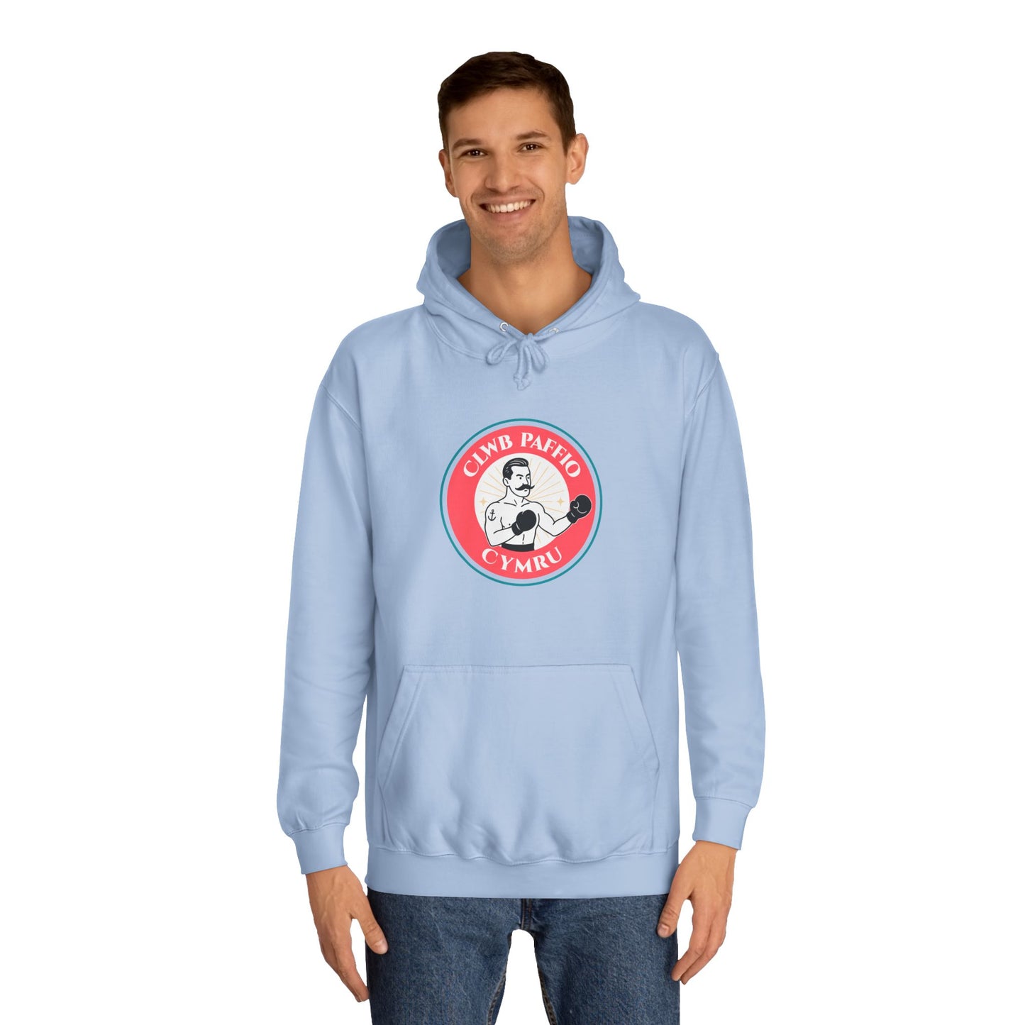 Clwb Paffio Cymru - Retro Boxing Unisex Hoodie