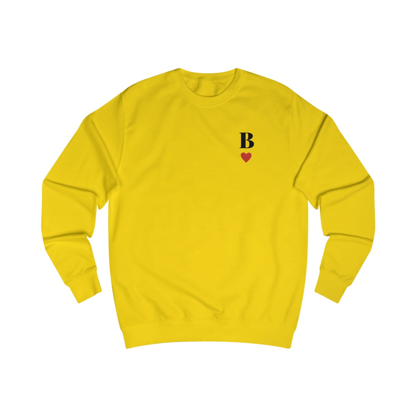 Welsh Queen of Hearts Playing Card Sweatshirt - Brenhines (Double Sided)