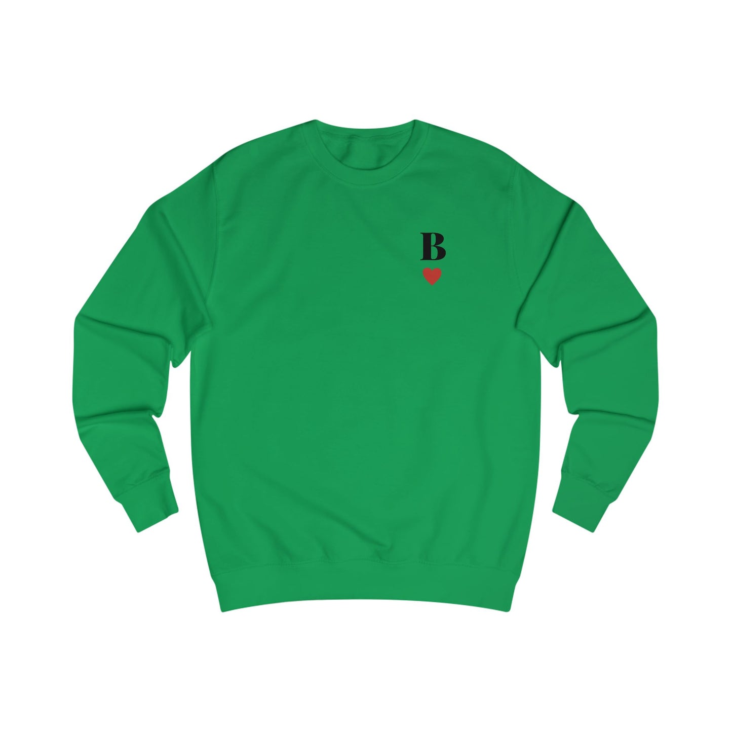 Welsh Queen of Hearts Playing Card Sweatshirt - Brenhines (Double Sided)