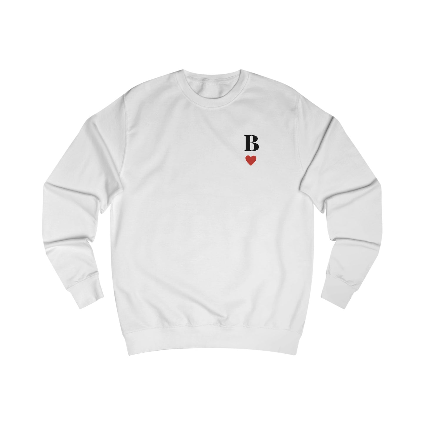 Welsh Queen of Hearts Playing Card Sweatshirt - Brenhines (Double Sided)