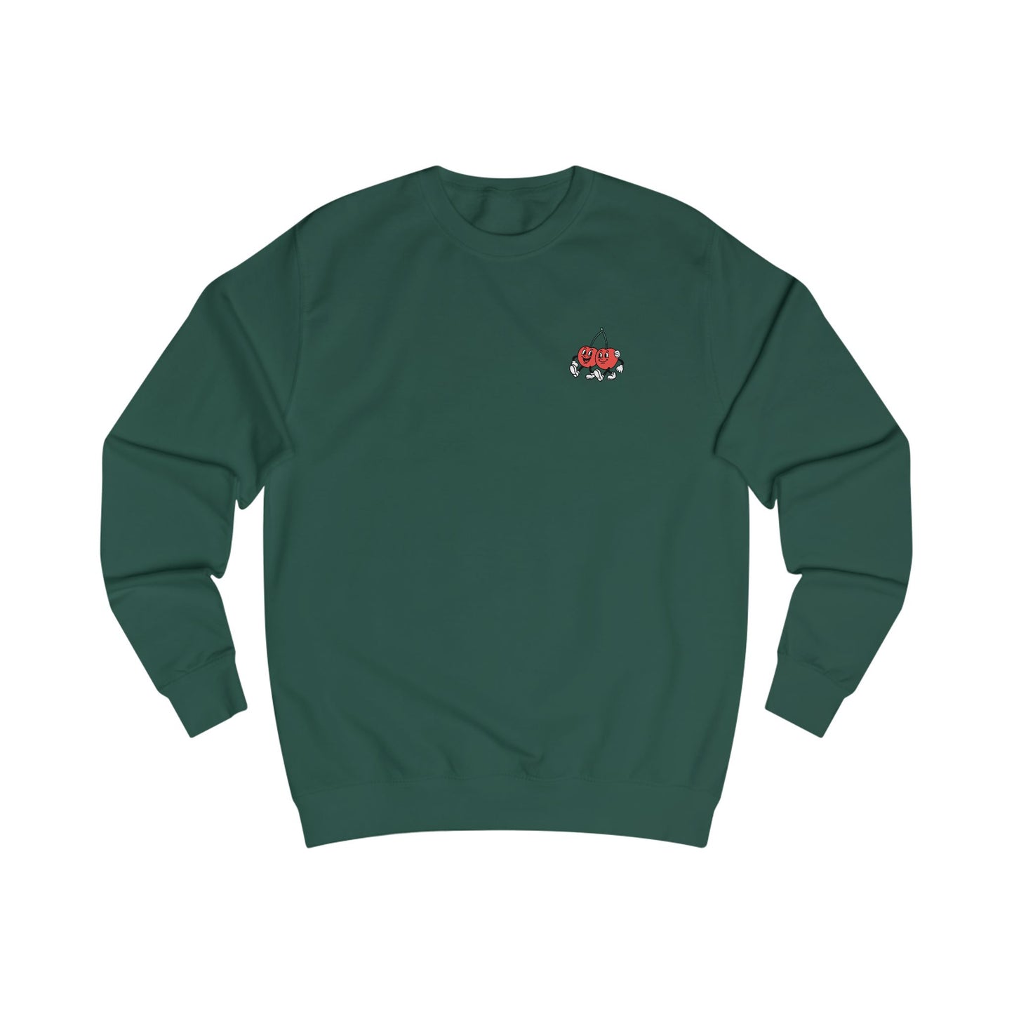 Retro Cherry Unisex Sweatshirt - 'Ceirios Trelew, Patagonia' (Double Sided)