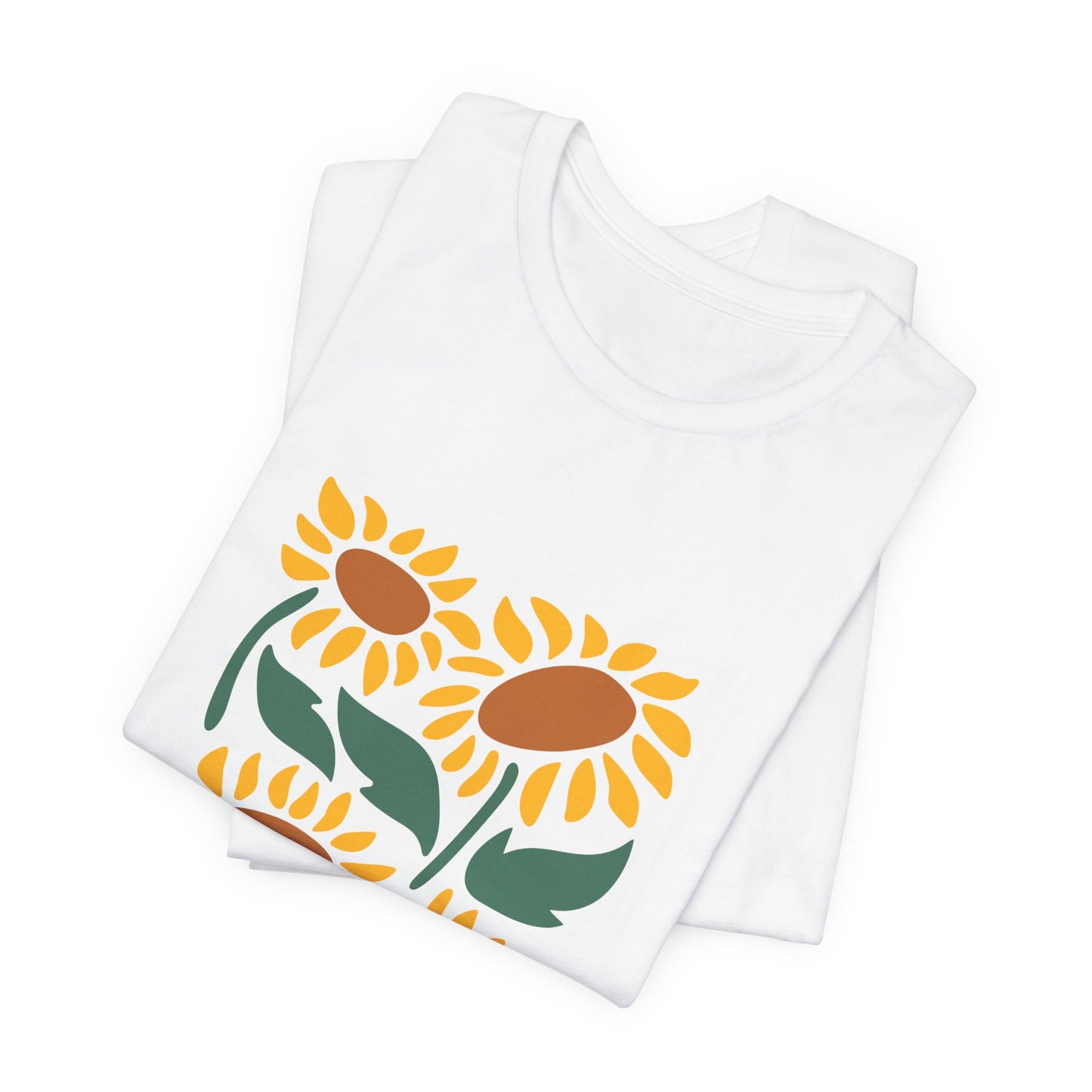 Sunflower Graphic Tee — 'Blodau Haul' Welsh Floral T‑Shirt