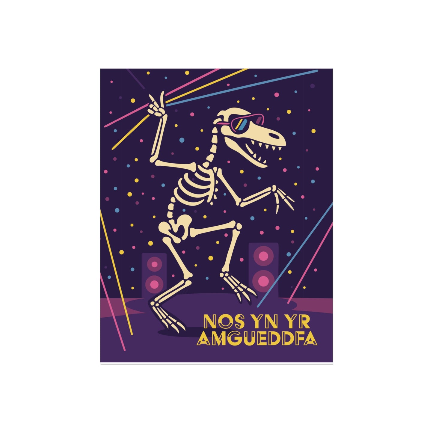 'Nos Yn Yr Amgueddfa' Fine Art Poster - Night In The Museum