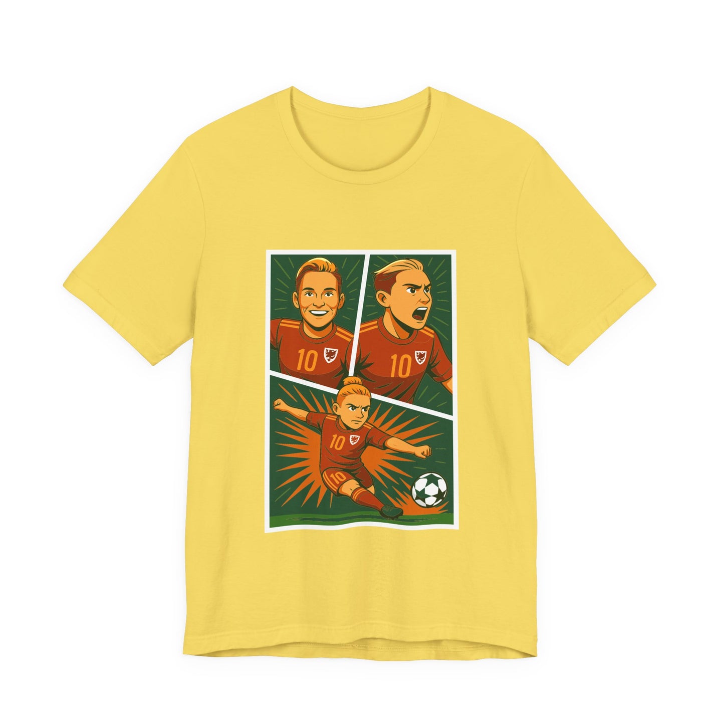 Jess Fishlock — Welsh Football Anime Inspired Graphic T-Shirt (Unisex)