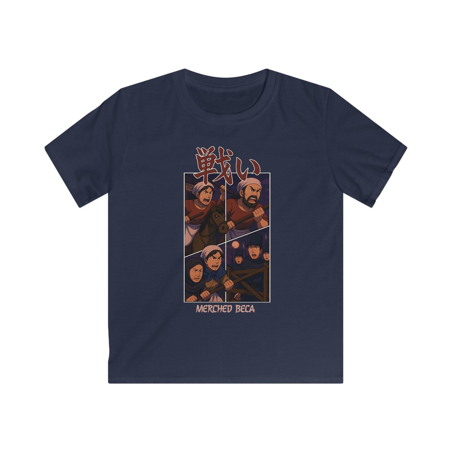 Kids "Merched Beca" Anime Battle T-Shirt (Rebecca Riots)