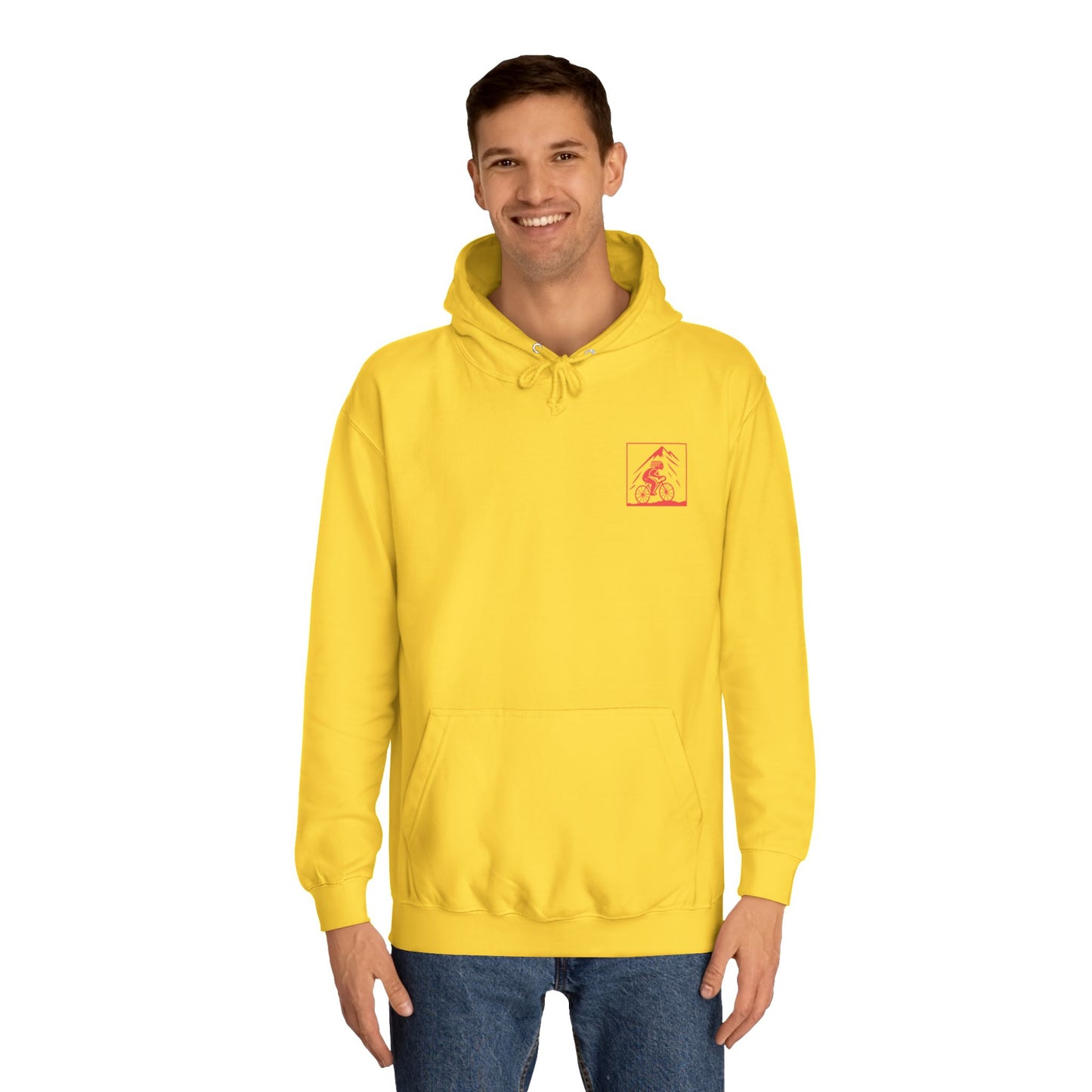 North Wales Cycling Unisex Hoodie -  'Barod Am y Daith' (Double Sided)